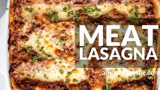 Easy Meat Lasagna