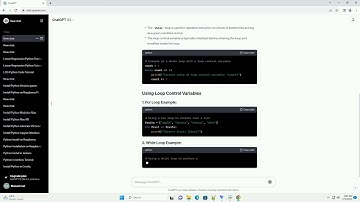 loop control variable python