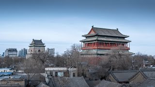 Shocking footage as roof of historic Ming Dynasty tower collapses in China