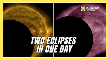 Two Eclipses in One Day Caught by NASA’s Solar Satellite