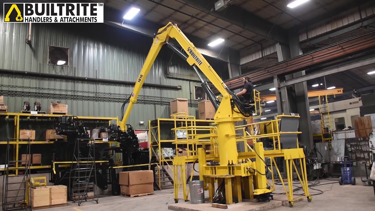 Builtrite Model 1010-TM Truck Mounted Material Handler-In-House Testing ...