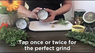 Wakit Grinders grinding your favorite dried herbs in the kitchen....
