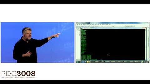 PDC 2008 Day Two Keynote   Chris Anderson and Don Box