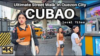Ultimate Street Walk in Cubao Quezon City Philippines 4K]