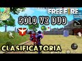 SOLO CONTRA DUOS CLASIFICATORIA POR POCO LA GANO FREE FIRE I DAVIDFLIR