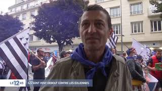19h45, M6 - Manifestation pour dire NON aux éoliennes en mer