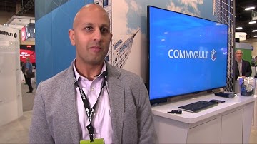 Commvault #VMworld 2018 - VMblog Interview