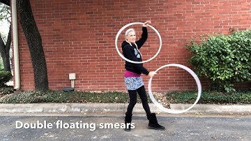 Double floating smears twin hoop tutorial with Jasmine Kienne