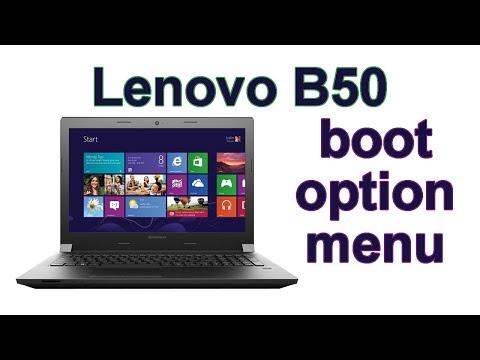 Lenovo b50 boot menu