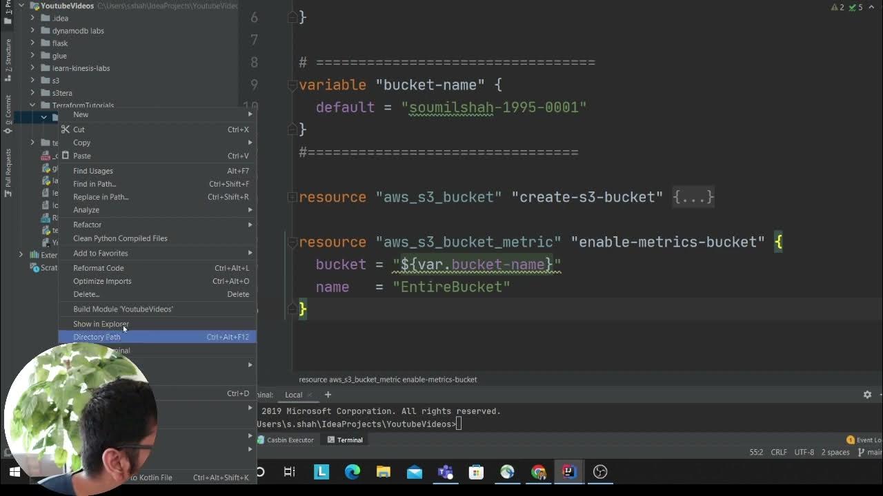 Create AWS S3 Bucket with Life Cycle Policy and Version and Metrics