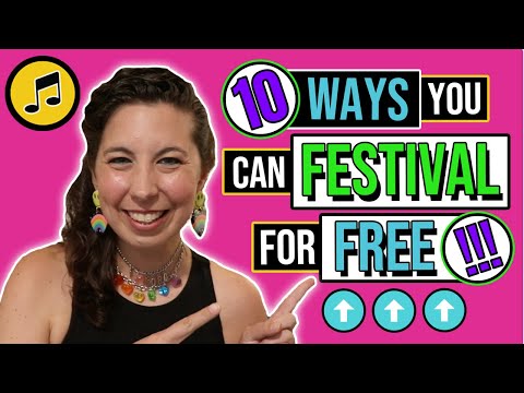 How To Attend Music Festivals For Free *10 Examples*