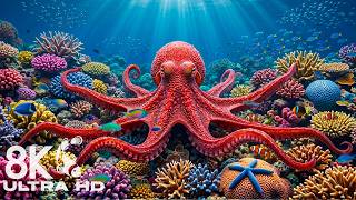 8K Deep Ocean Wonders – Tropical Ocean Life &amp; Reef Fish with Peaceful Sleep Ambience