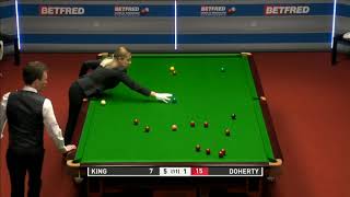 Ken Doherty vs Mark King | Frame 7 | World Snooker Championship Qualifiers 2020 | Round 3