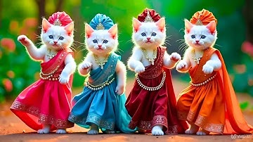 बिल्ली डांस | Cutest Cat videos funny dance🤣💃Dance Videos for cats #funny #dancingcat #cat #cute