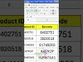 Create Barcode in Excel #officereels #excel #exceltips