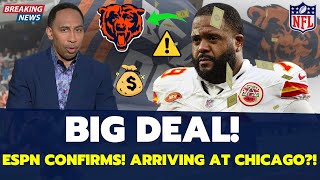 I'TS OKAY! EXCELLENT TRADE? WILL IT BE A GOOD REINFORCEMENT? ESPN'S HAS NO DOUBTS CHICAGO BEARS NEWS