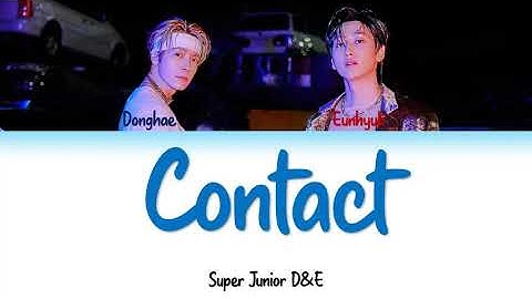 Super Junior D&E Contact Lyrics