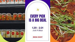 4 Days Only Mega Deal Day at Mega Mart