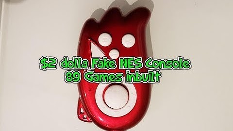 $2 cheapest NES 89 games famiclone fake nintendo console review