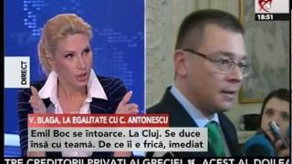 Raluca Turcan Despre Premierul M.r. Ungureanu. Realitatea Tv 22.02.2012