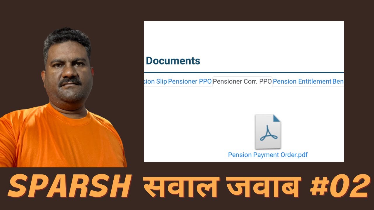 Defence pensioners SPARSH corrigendum pension payment order