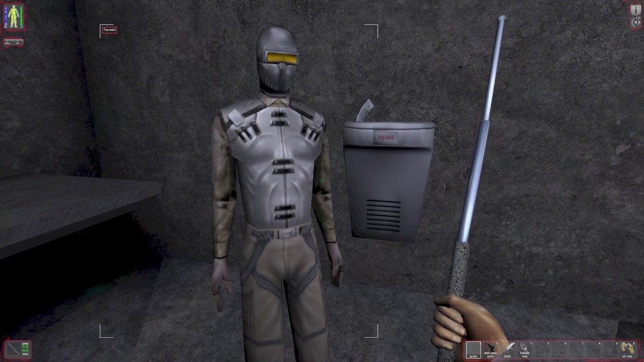 remake hd graphics mod Deus Ex GMDX Walkthrough #14 - Unknown location, Detention, Robot Maintenance