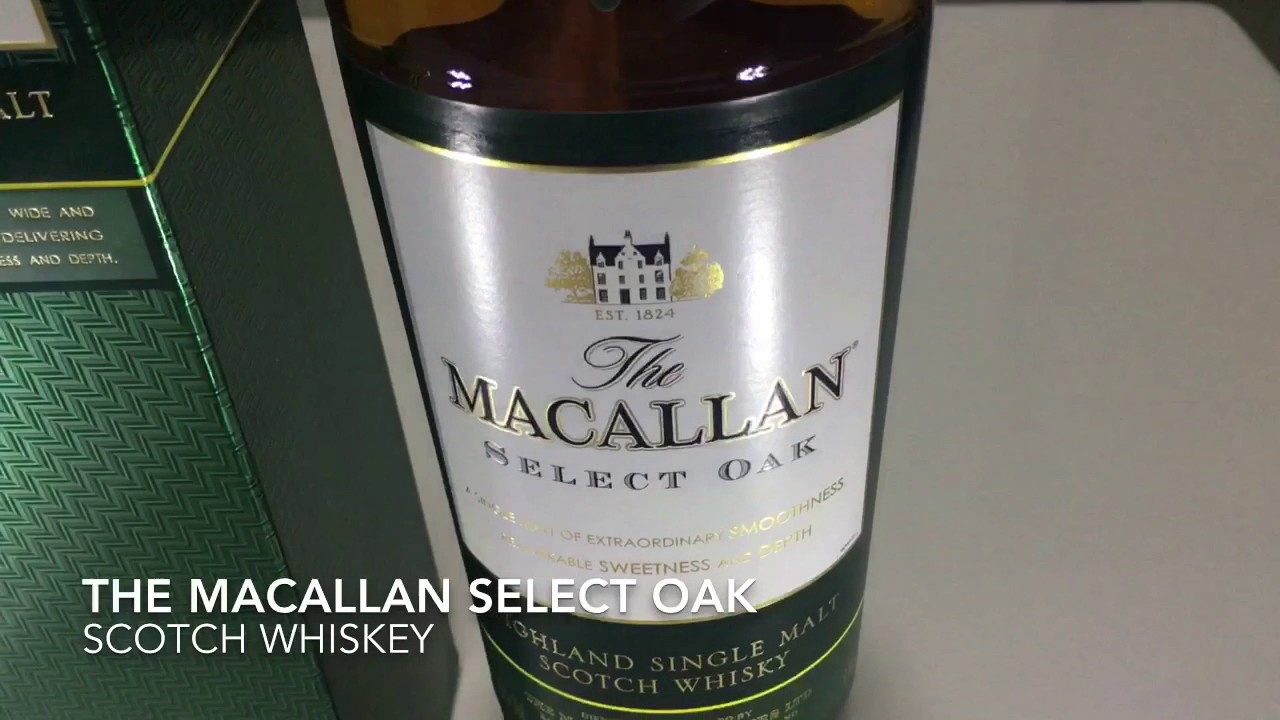 The Macallan Select Oak Whiskey Youtube