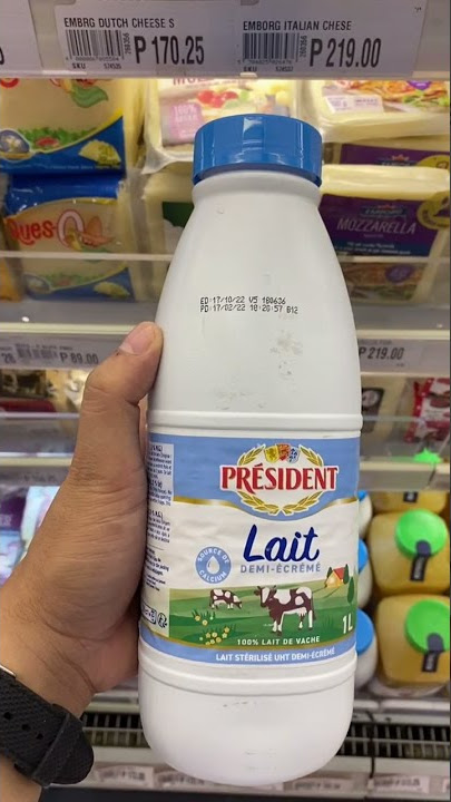 LAIT DEMI ECREME #shorts