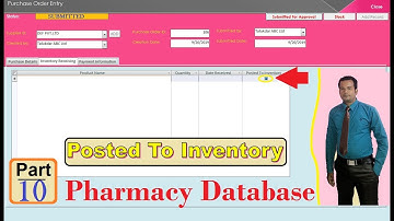 Pharmacy Database in Access Part 10 - Posted To Inventory