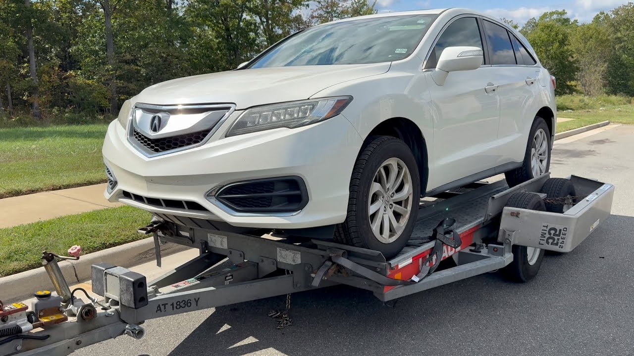 How to Hook up a U-Haul Auto Transport Trailer and Load Your Car - YouTube