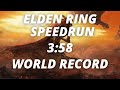 Elden ring any unrestricted speedrun in 358 worlds first sub 4 minutes