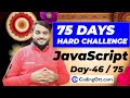 Day-46/75 - Build PDF Reader | Show PDF file HTML | JavaScript ES6 tutorial for beginners in hindi
