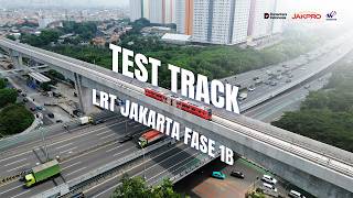 LRT Jakarta Fase 1B Melaju! Test Track Velodrome - Pasar Pramuka Resmi Diuji Coba