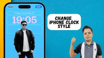 How to Customize Clock Style on iPhone Lock Screen in iOS 18