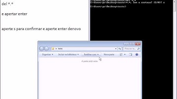 Excluir todos os arquivos de uma pasta com o CMD