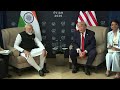 Trump holds high-stakes bilateral meeting with India PM Modi
