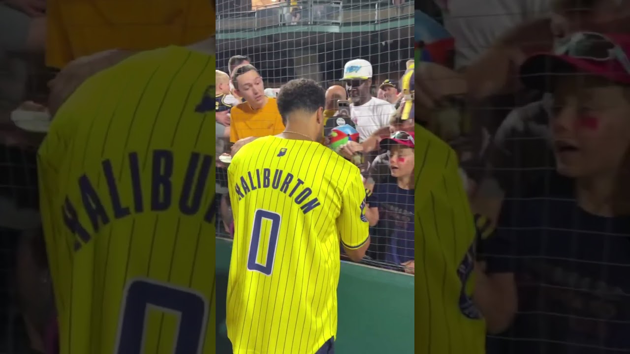 Tyrese Haliburton Showin' Love to the Fans Who Showed Up to Support 💛