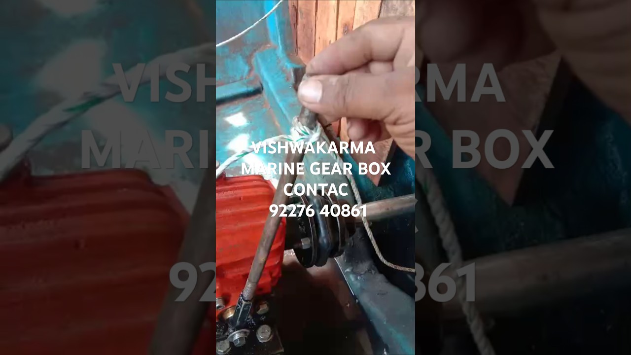 KIRLOSKAR DM28 CYLINDERS 2  W/C ENGINE RATING 28HP 1800 RPM WITH VISHWAKARMA MARINE GEAR BOX COMPLET