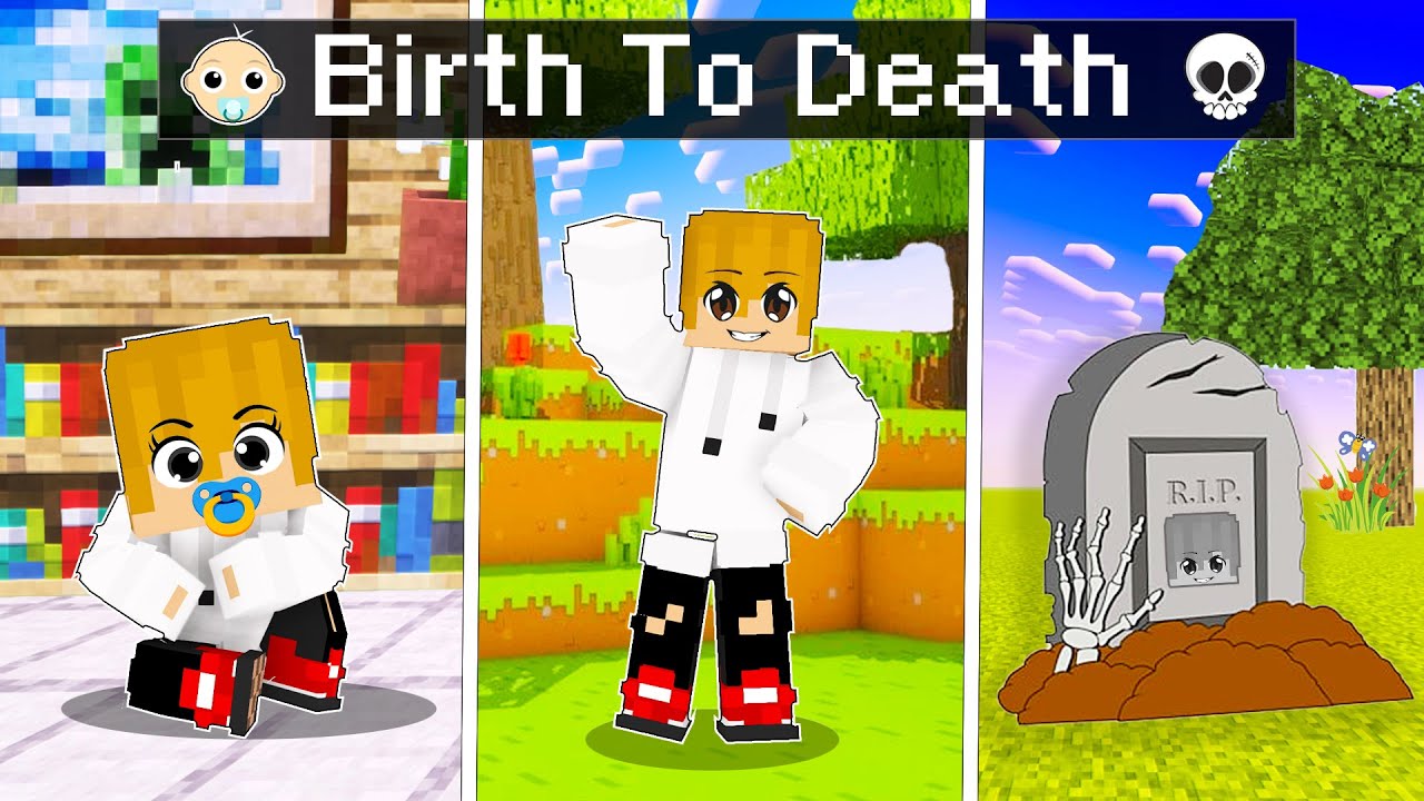 CeeGee's BIRTH to DEATH In Minecraft! ( Tagalog )