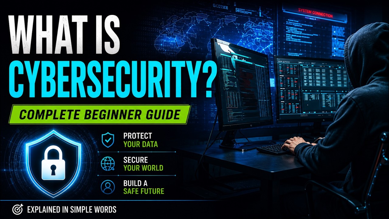 ⁣What is Cybersecurity? Complete Beginner's Guide | Cybersecurity Explained (2026)