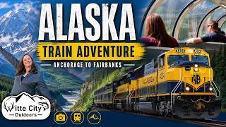 We Finally Rode the Alaska Railroad! Denali, Wildlife & Epic Alaska Views