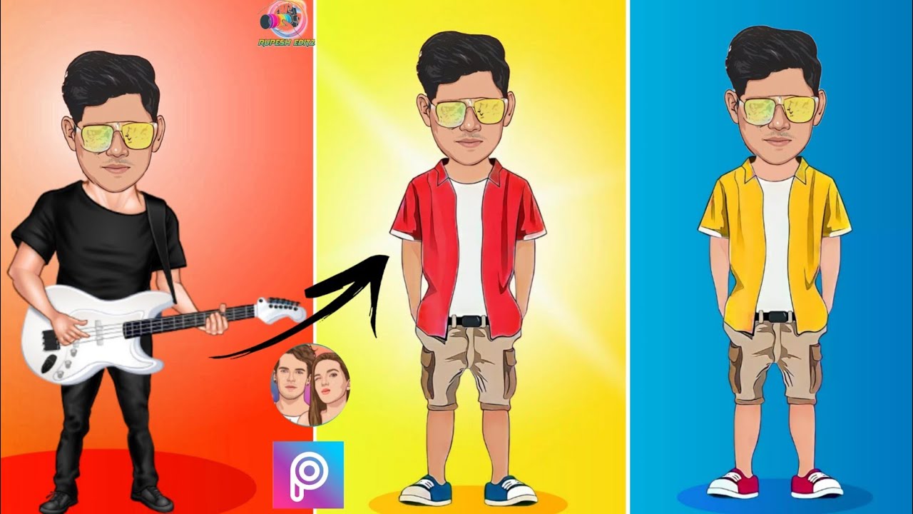 Edit Tutorial Cartoon Cartoon photo editing tutorial |🔥miniature photo Editing | 2021 new ...