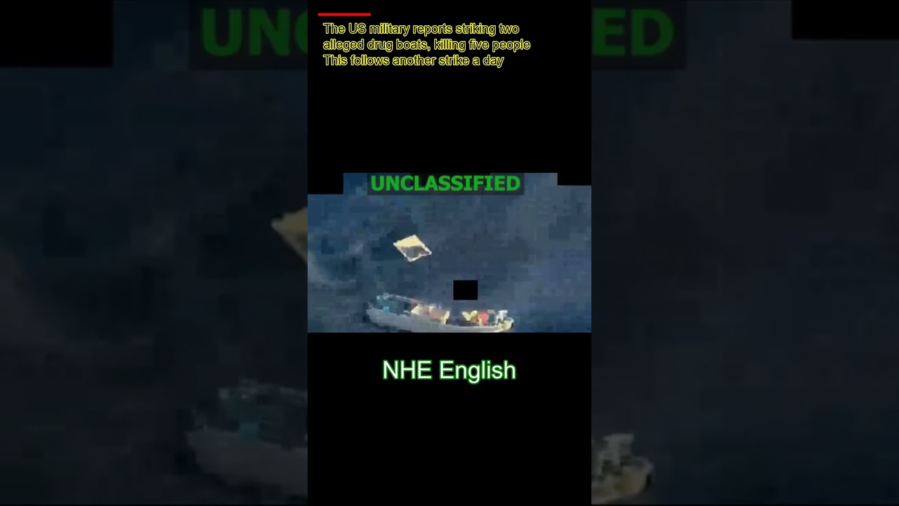 US military says five killed in strike on alleged drug boats