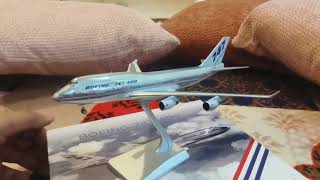 Unboxing B747-400 N401PW In House Livery 1:400 by NG models