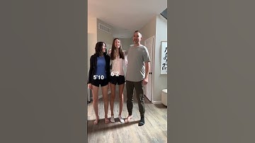How to grow tall? #tallfamily #family (stand next to shorter people)