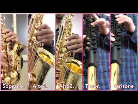 さくらのうた 〜FIVE（福田洋介）／ Sakura Song - Five 【サックス5重奏 ／ Sax Quintet】