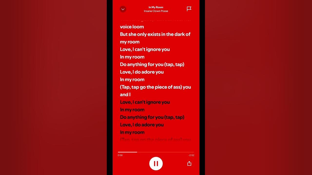 In my room- Insane Clown Posse #rap #rapper #music #hiphop #icp #insaneclownposse #lyrics #spotify