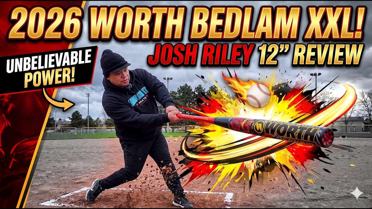 POWER Overload! 2026 Worth Bedlam XXL Josh Riley Bat Review - YouTube
