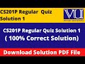 CS201P Quiz 1 Solution Fall 2022 || CS201P Regular Quiz Solution 1