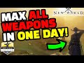 New World - The EASY way to MAX WEAPON LEVELS